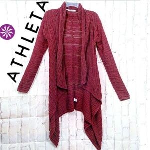 Athleta Wilton Wrap  Open Knit Cardigan